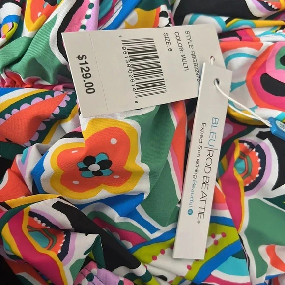 Bleu Rod Beattie Go For Bold Shirred Underwire One-Piece - Picture 13 of 13